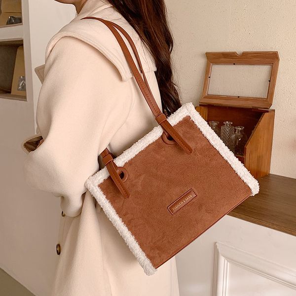 casual plush pu shoulder bag for woman designer large capacity womens tote bag fashion brand shopping underarm handbags ladies
casual plush pu shoulder bag for woman designer large capacity womens tote bag fashion brand shopping underarm handbags ladies