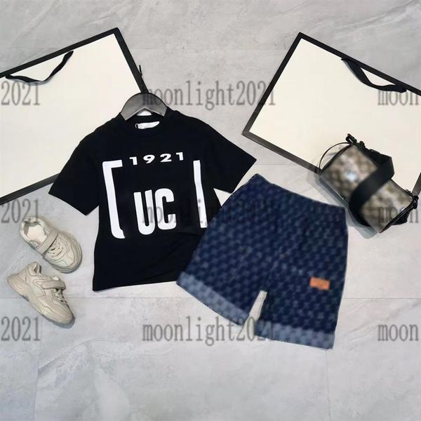 2022ss children blue jeans shorts sets t shirts brand 2 pieces sets letter print shirt for kids casual sports t-shirts suits child224f, White
2022ss children blue jeans shorts sets t shirts brand 2 pieces sets letter print shirt for kids casual sports t-shirts suits child224f, White