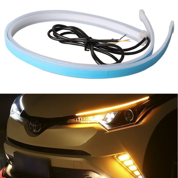 new 2pc/lot led drl car daytime running light flexible waterproof strip auto headlights white turn signal brake flow lights 12v
new 2pc/lot led drl car daytime running light flexible waterproof strip auto headlights white turn signal brake flow lights 12v
