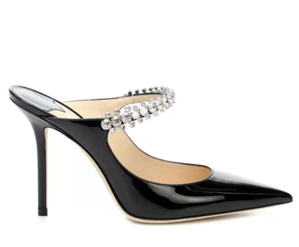brands designer bing bridal wedding dress sandals shoes luxury women slippers pointed toe crystal straps lady pumps party mules luxurious de, Black
brands designer bing bridal wedding dress sandals shoes luxury women slippers pointed toe crystal straps lady pumps party mules luxurious de, Black