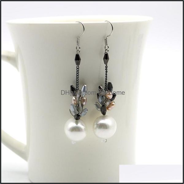 dangle chandelier earrings jewelry korean crystal freshwater pearl shell beads handmade for women blue red green wed dh6zb, Silver
dangle chandelier earrings jewelry korean crystal freshwater pearl shell beads handmade for women blue red green wed dh6zb, Silver