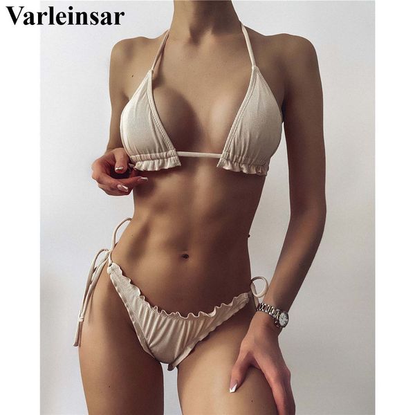 ruffled frilled brazilian bikini women swimwear female swimsuit two-pieces bikini set halter bather bathing suit swim lady v2817, White;black
ruffled frilled brazilian bikini women swimwear female swimsuit two-pieces bikini set halter bather bathing suit swim lady v2817, White;black