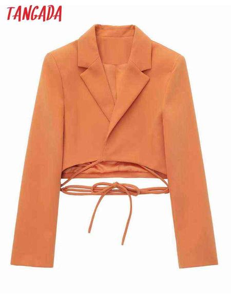 suit tangada women vintage orange crop blazer with slash long sleeve elegant ja, White;black
suit tangada women vintage orange crop blazer with slash long sleeve elegant ja, White;black