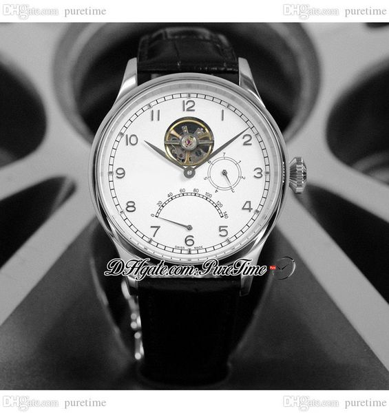 perpetual calendar tourbillon power reserve a23j automatic mens watch steel case white dial silver number markers leather strap puretime f01, Slivery;brown
perpetual calendar tourbillon power reserve a23j automatic mens watch steel case white dial silver number markers leather strap puretime f01, Slivery;brown