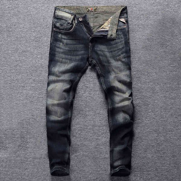 men's jeans fashionable men's blue and black washed worn out slim fit small straight tube denim pants fashion 29b7
men's jeans fashionable men's blue and black washed worn out slim fit small straight tube denim pants fashion 29b7