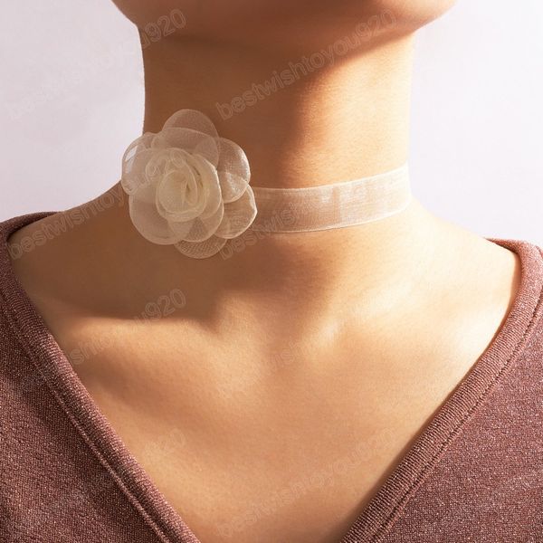 flowers lace choker necklaces for women girll vintage white & black lady sweet wind neck chain jewelry, Golden;silver
flowers lace choker necklaces for women girll vintage white & black lady sweet wind neck chain jewelry, Golden;silver