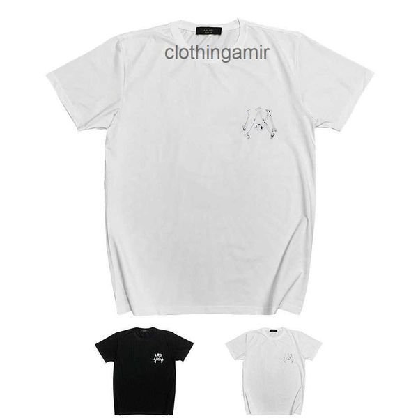 european and american designer t-shirts 2022 amirs amirsy fashion short sleeve bone letter print casual hip hop half t-shirt men, White;black
european and american designer t-shirts 2022 amirs amirsy fashion short sleeve bone letter print casual hip hop half t-shirt men, White;black