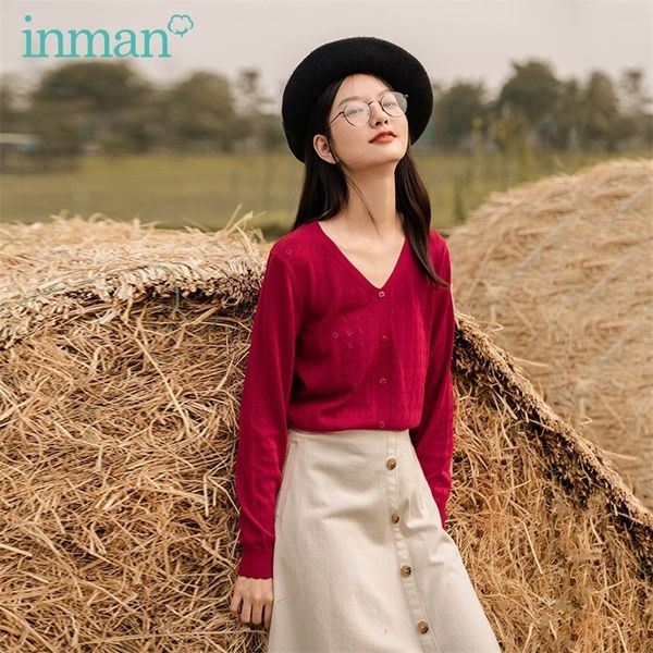 inman autumn arrival art retro thin hollow-out pullover sweater long sleeve floret tie air conditioning knitwear 201203, White;black
inman autumn arrival art retro thin hollow-out pullover sweater long sleeve floret tie air conditioning knitwear 201203, White;black