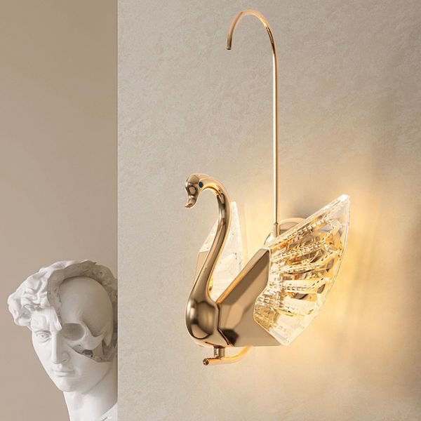 simple living room aisle decoration wall lamps postmodern bedroom bedside led lights nordic golden swan wall light fixtures luxury mirror ho
simple living room aisle decoration wall lamps postmodern bedroom bedside led lights nordic golden swan wall light fixtures luxury mirror ho