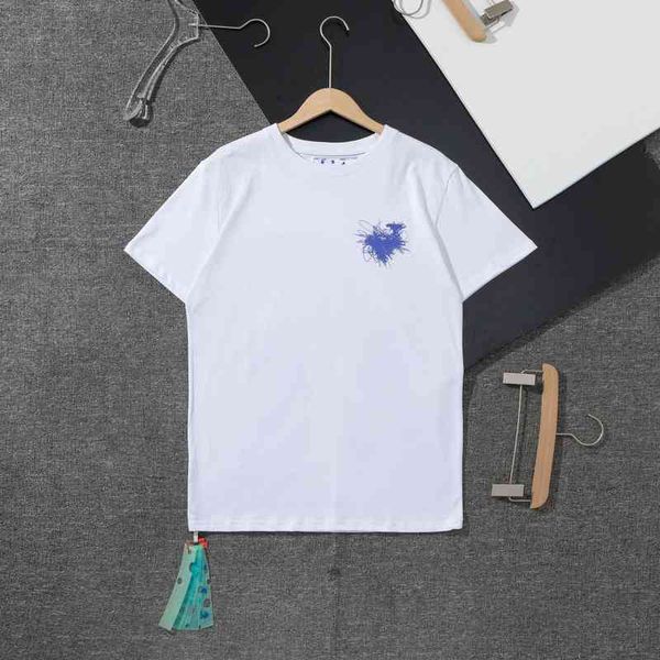 early spring new white ballpoint pen depicting pattern printed men women short sleeve 2022 br trend fashion design men's and women', White;black
early spring new white ballpoint pen depicting pattern printed men women short sleeve 2022 br trend fashion design men's and women', White;black