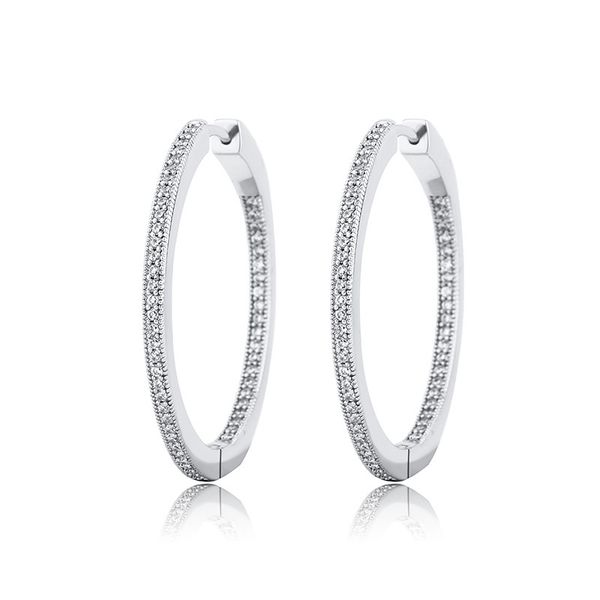 hoop & huggie 1 pair hip hop claw setting + cz stone bling out big circle earrings for women charm jewelry drop, Golden;silver
hoop & huggie 1 pair hip hop claw setting + cz stone bling out big circle earrings for women charm jewelry drop, Golden;silver