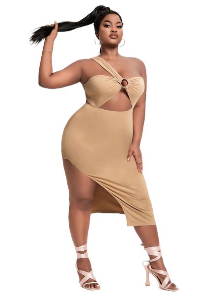 murillo twins x plus cut out o-ring detail one shoulder slit thigh bodycon dress p0oz#, Black
murillo twins x plus cut out o-ring detail one shoulder slit thigh bodycon dress p0oz#, Black