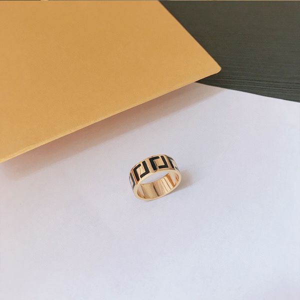 Designer Engagement Party Anniversary Gift Couple's Rings Yellow Gold Letters Ring for Women Size 6-8 with Jewelry Box Fine Workmanship Good Nice
Designer Engagement Party Anniversary Gift Couple's Rings Yellow Gold Letters Ring for Women Size 6-8 with Jewelry Box Fine Workmanship Good Nice