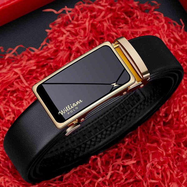 belts emperor paul belt men's leather automatic buckle business leisure layer cow pants wkh3, Black;brown
belts emperor paul belt men's leather automatic buckle business leisure layer cow pants wkh3, Black;brown