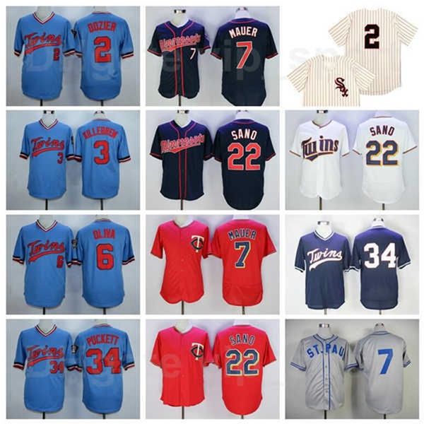 xflsp vintage 1948 1559 retror baseball kirby puckett jersey brian dozier miguel sano tony oliva harmon killebrew joe mauer kent hrbek blyle, Black
xflsp vintage 1948 1559 retror baseball kirby puckett jersey brian dozier miguel sano tony oliva harmon killebrew joe mauer kent hrbek blyle, Black
