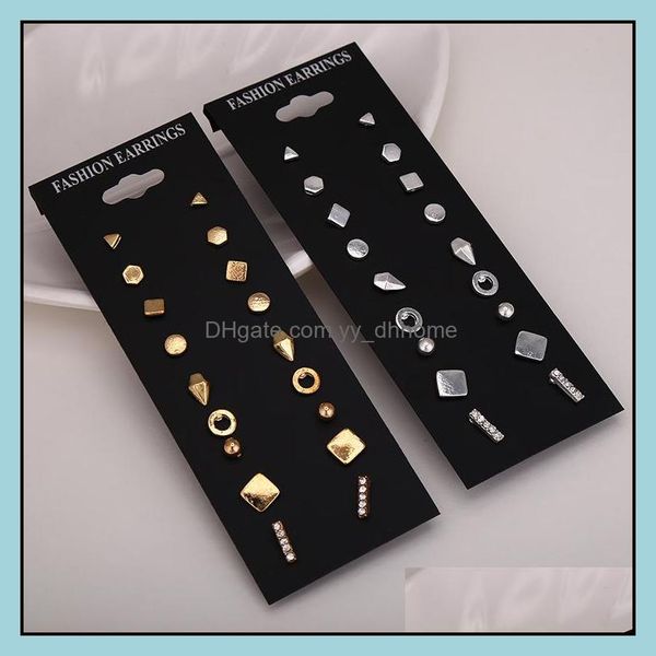 stud 9 pairs of combination earrings black card set fashion personality accessories exquisite jewelry earrin yydhhome drop de yydhhome dhqrz, Golden;silver
stud 9 pairs of combination earrings black card set fashion personality accessories exquisite jewelry earrin yydhhome drop de yydhhome dhqrz, Golden;silver