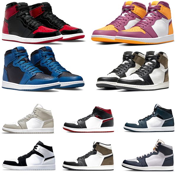 og 1s heritage basketball shoes jumpman 1 mens patent bred rebellionaire diamond shorts pollen dark mocha trainers sport sneakers size 36-46
og 1s heritage basketball shoes jumpman 1 mens patent bred rebellionaire diamond shorts pollen dark mocha trainers sport sneakers size 36-46