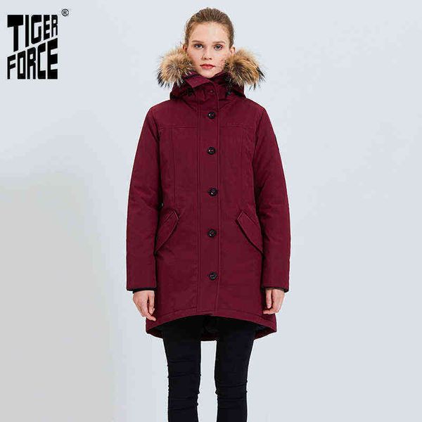 tiger force thick alaska parka women winter jacket with real fur hood waterproof windproof outdoors padded coat snowjacket 211118, Black
tiger force thick alaska parka women winter jacket with real fur hood waterproof windproof outdoors padded coat snowjacket 211118, Black