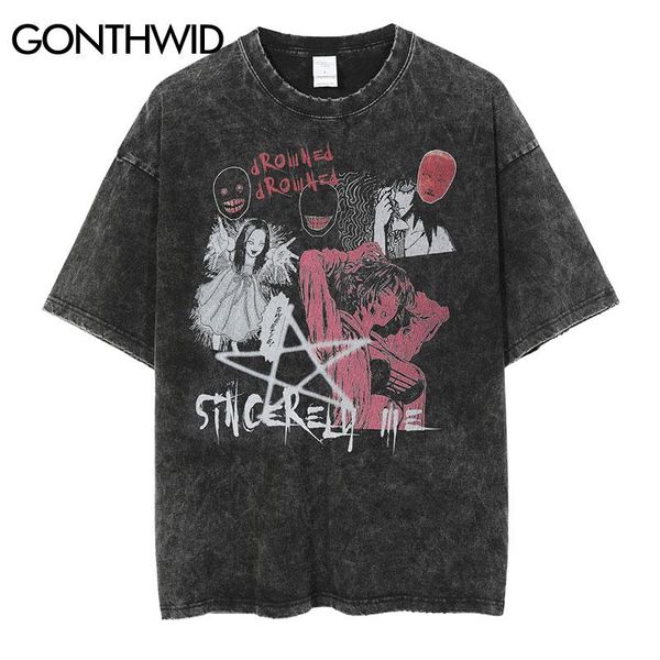 men's t-shirts hip hop anime t shirts streetwear vintage graffiti japanese cartoon graphic tshirts 2022 harajuku cotton short sleeve te, White;black
men's t-shirts hip hop anime t shirts streetwear vintage graffiti japanese cartoon graphic tshirts 2022 harajuku cotton short sleeve te, White;black