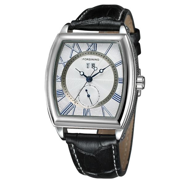 forsining wine barrel dial tourbillon calendar men's watch automatic mechanical watch a3, Slivery;brown
forsining wine barrel dial tourbillon calendar men's watch automatic mechanical watch a3, Slivery;brown