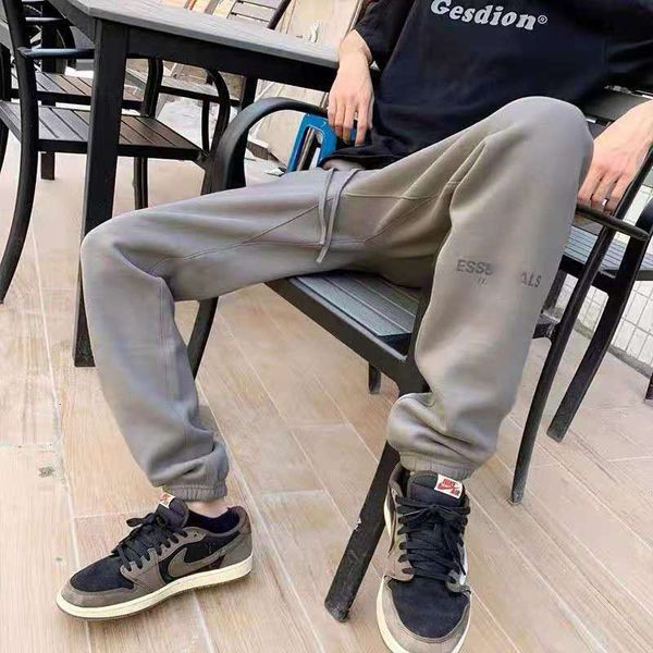 designer sweatshirt chaopai double thread ess printed letter fog silicone paste cloth high waist drawcord loose casual pants couple guard 20, White;black
designer sweatshirt chaopai double thread ess printed letter fog silicone paste cloth high waist drawcord loose casual pants couple guard 20, White;black
