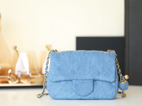 9a handbag women's handbag gold ball woc denim collection fashion handle classic chain crossbody bag
9a handbag women's handbag gold ball woc denim collection fashion handle classic chain crossbody bag
