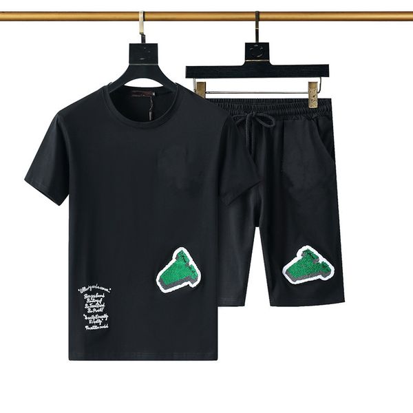men casual tracksuit sports letter print short-sleeved shorts suit outfits hort-sleeved fashion round neck loose trend two pieces asian size, Gray
men casual tracksuit sports letter print short-sleeved shorts suit outfits hort-sleeved fashion round neck loose trend two pieces asian size, Gray