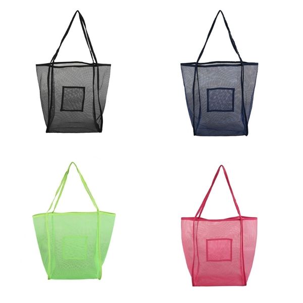 women mesh beach bag large capacity handbag tote female casual travel shouler bag toys towel clothes holder shopping purse 220609
women mesh beach bag large capacity handbag tote female casual travel shouler bag toys towel clothes holder shopping purse 220609