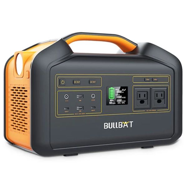 bullbat pioneer 800 808wh/800w portable power station solar power generators backup power supply for outdoor and indoor
bullbat pioneer 800 808wh/800w portable power station solar power generators backup power supply for outdoor and indoor