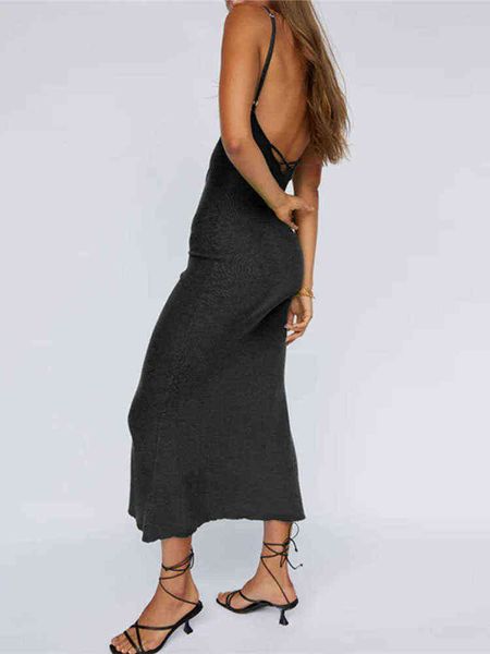 backless spaghetti straps knitted dress women elegant party bodycon sleeveless slip dresses 2022 autumn solid sweater robe t220818, Black;gray
backless spaghetti straps knitted dress women elegant party bodycon sleeveless slip dresses 2022 autumn solid sweater robe t220818, Black;gray