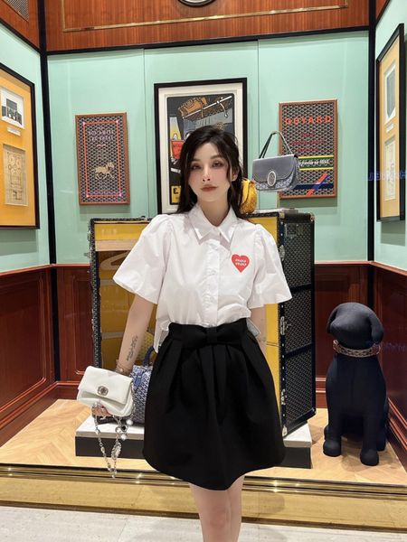 two piece dress designer 22 spring and summer new bubble sleeve design short letter print pattern fresh sweet skirt shirt set bqfv, White
two piece dress designer 22 spring and summer new bubble sleeve design short letter print pattern fresh sweet skirt shirt set bqfv, White