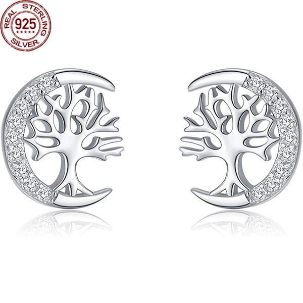 2022 925 silver moon life tree earrings charm semicircle for women girls wedding jewelry gifts, Golden
2022 925 silver moon life tree earrings charm semicircle for women girls wedding jewelry gifts, Golden