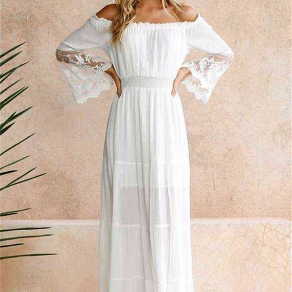 casual dresses plus size summer off the shoulder lace beach women bohemia boho white wedding party long maxi es ifok, Black;gray
casual dresses plus size summer off the shoulder lace beach women bohemia boho white wedding party long maxi es ifok, Black;gray