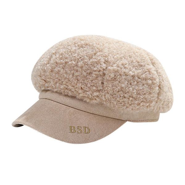 berets korean style autumn winter cashmere octagonal hat women's fashion interior thermal painter adjustable sboy hatberets, Blue;gray
berets korean style autumn winter cashmere octagonal hat women's fashion interior thermal painter adjustable sboy hatberets, Blue;gray