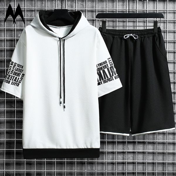 casual men short sleeved sets summer mens harajuku hooded t shirt shorts fashion printing 2 piece suit clothing 220708, Gray
casual men short sleeved sets summer mens harajuku hooded t shirt shorts fashion printing 2 piece suit clothing 220708, Gray