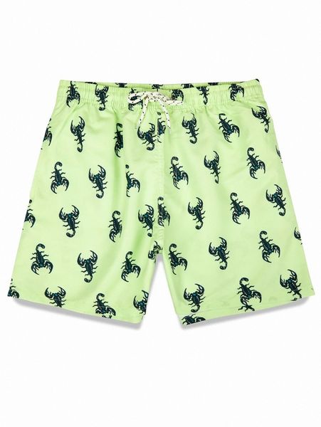 romwe guys scorpion print drawstring shorts j7uk#, White;black 
romwe guys scorpion print drawstring shorts j7uk#, White;black