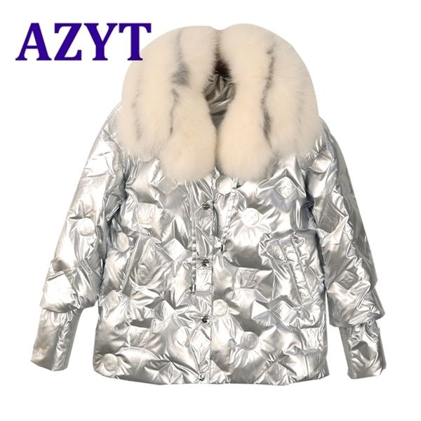 big fur collar winter jacket women winter warm down parka coat casual polyester zipper down jacket female 201214, Black
big fur collar winter jacket women winter warm down parka coat casual polyester zipper down jacket female 201214, Black
