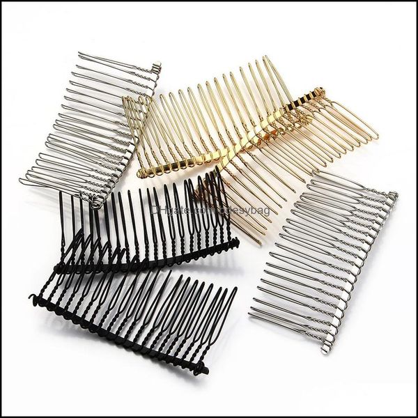 hair clips barrettes jewelry teeth black/gold/rhodium hairpin combs wedding accessories bridal diy drop delivery 2021 u13pj, Golden;silver
hair clips barrettes jewelry teeth black/gold/rhodium hairpin combs wedding accessories bridal diy drop delivery 2021 u13pj, Golden;silver