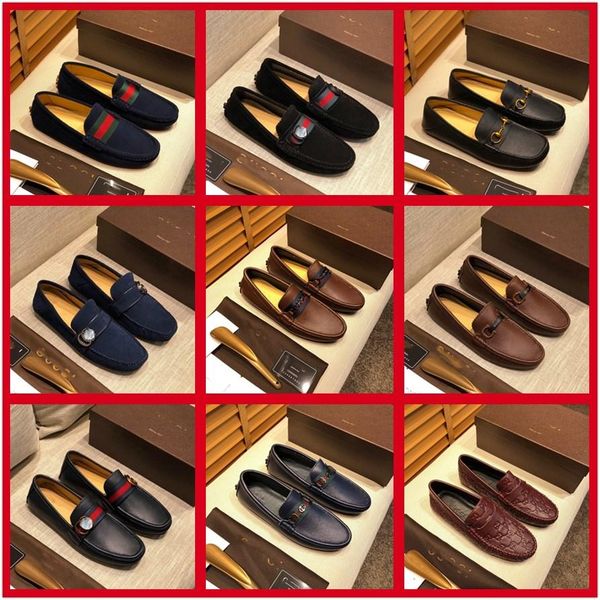 aa 2022 genuine leather loafers men casual shoes luxury brand mens designer loafers moccasins breathable slip on brown driving shoe men', Black
aa 2022 genuine leather loafers men casual shoes luxury brand mens designer loafers moccasins breathable slip on brown driving shoe men', Black