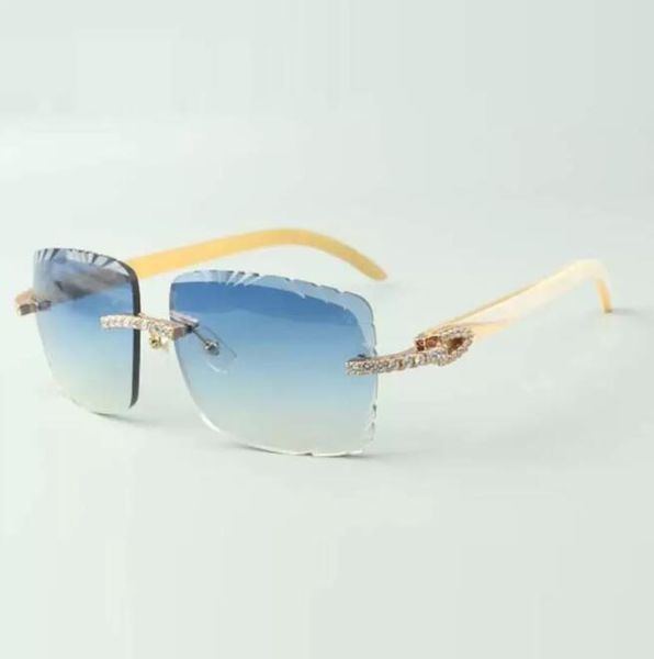 endless diamonds buffs sunglasses 3524020 with natural white buffalo horns temples and 58mm cut lens, White;black
endless diamonds buffs sunglasses 3524020 with natural white buffalo horns temples and 58mm cut lens, White;black