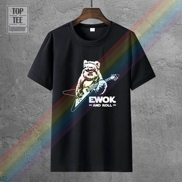 men's t shirts ewok and roll guitar funny t-shirt premium cotton gift present star, White;black
men's t shirts ewok and roll guitar funny t-shirt premium cotton gift present star, White;black