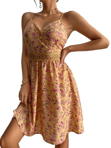 tall ditsy floral guipure lace detail cami dress f6tp#, Black;gray
tall ditsy floral guipure lace detail cami dress f6tp#, Black;gray