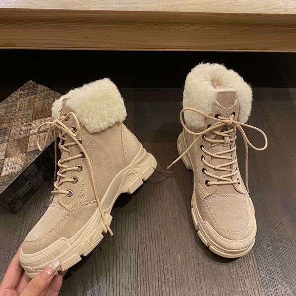 women winter casual snow boots fashion not bloated wool with warm insulation wear resistance skid prevention sport design, Black
women winter casual snow boots fashion not bloated wool with warm insulation wear resistance skid prevention sport design, Black