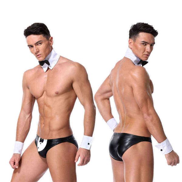nxy lingerie underwear men' uniform bar nightclub ds waiter lacquer leather three-point suit gay sao 2019, Red;black
nxy lingerie underwear men' uniform bar nightclub ds waiter lacquer leather three-point suit gay sao 2019, Red;black