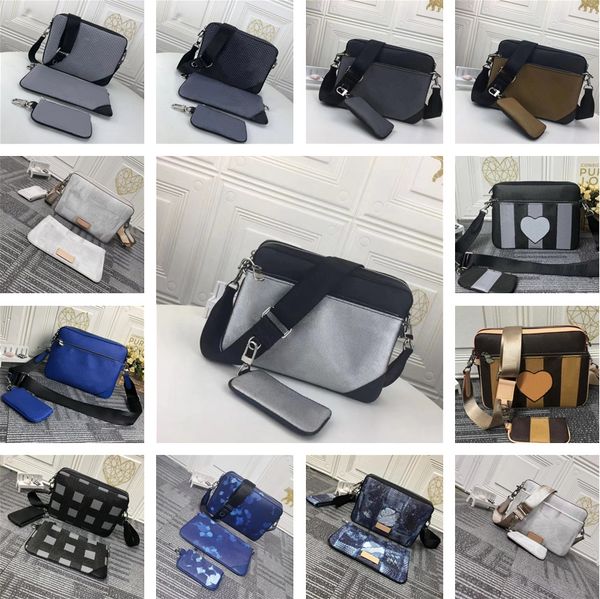 luxury designer trio messenger bag leather mens crossbody men's three-piece satchel fashion famous pochette messenger small postman bag
luxury designer trio messenger bag leather mens crossbody men's three-piece satchel fashion famous pochette messenger small postman bag