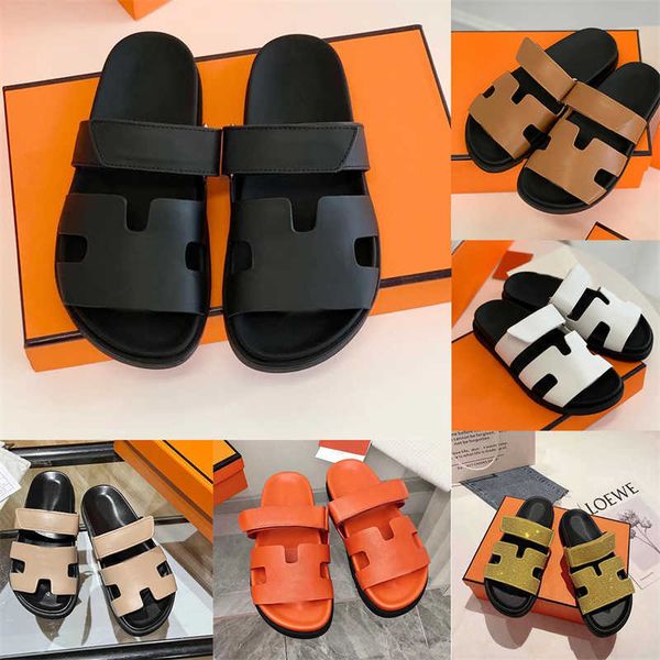 designer chypre h sandals luxury leather slippers classic flat sandals men women slides summer beach sandal, Black
designer chypre h sandals luxury leather slippers classic flat sandals men women slides summer beach sandal, Black