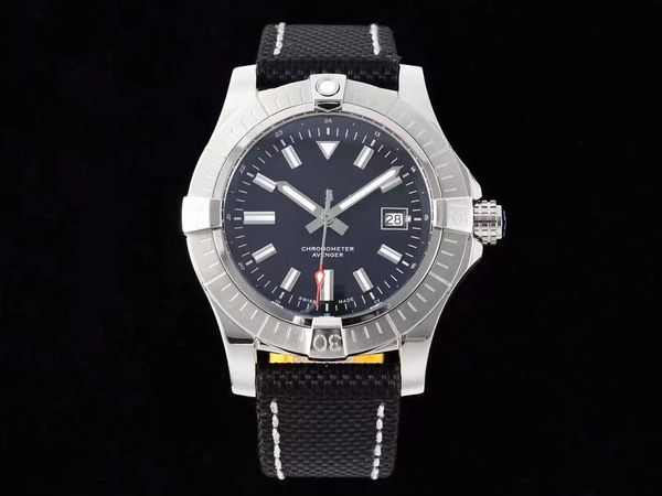 men's watch tf factory produces 43mm mechanical movement calfskin watchband 316l fine steel watchband, Slivery;brown
men's watch tf factory produces 43mm mechanical movement calfskin watchband 316l fine steel watchband, Slivery;brown
