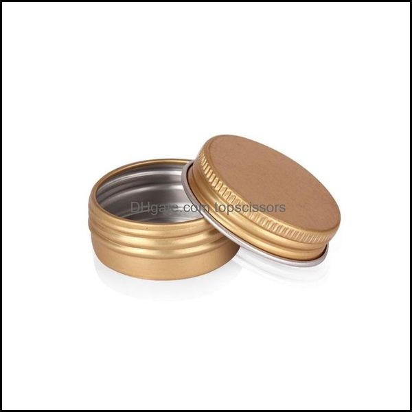 gold 15g 25g 60g cream refillable metal aluminum jar tin screw thread cosmetic lip balm mask ointment containers drop delivery 2
gold 15g 25g 60g cream refillable metal aluminum jar tin screw thread cosmetic lip balm mask ointment containers drop delivery 2