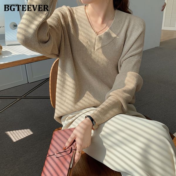 elegant v-neck knitted women sweaters full sleeve loose female pullovers jumpers autumn winter thick ladies knitwear, White;black
elegant v-neck knitted women sweaters full sleeve loose female pullovers jumpers autumn winter thick ladies knitwear, White;black