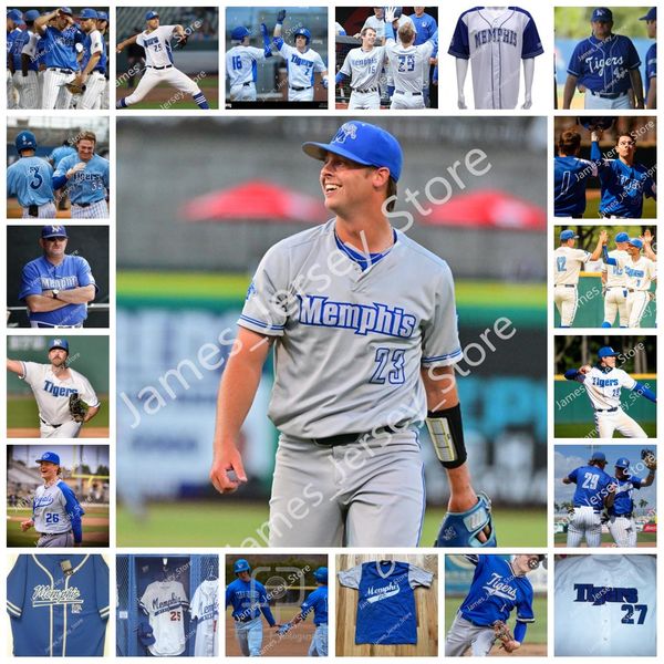 2022 ncaa custom memphi tigers stitched college baseball jersey 9 blake daniels 10 logan kohler 12 tyler harrington 13 price watson 14 reed, Black
2022 ncaa custom memphi tigers stitched college baseball jersey 9 blake daniels 10 logan kohler 12 tyler harrington 13 price watson 14 reed, Black